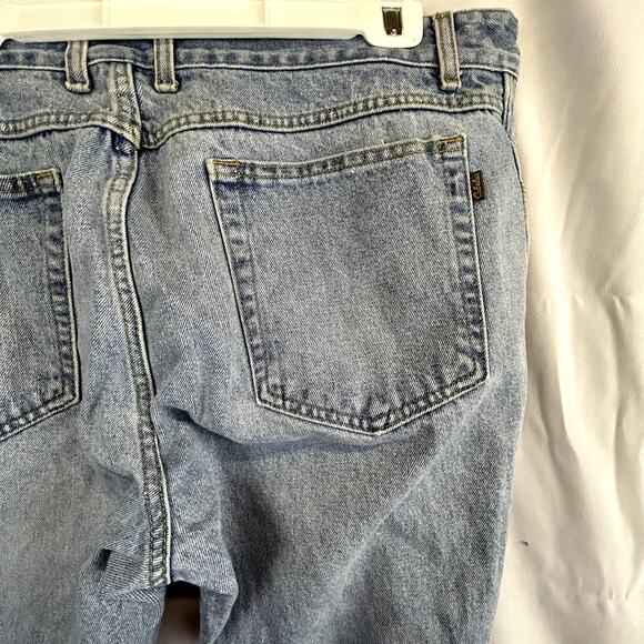 Cabela's Jeans Men's 40x29 Heavy denim light wash blue relaxed fit Mexico - Picture 10 of 11